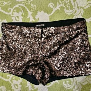 Sequin Shorts